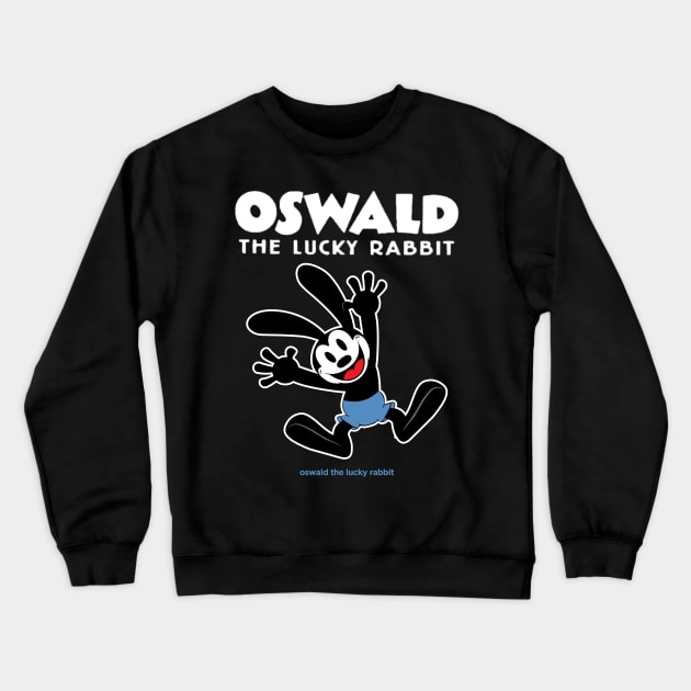 Oswald The Lucky Rabbit Keep Walking 1927 Crewneck Sweatshirt by Lani A Art